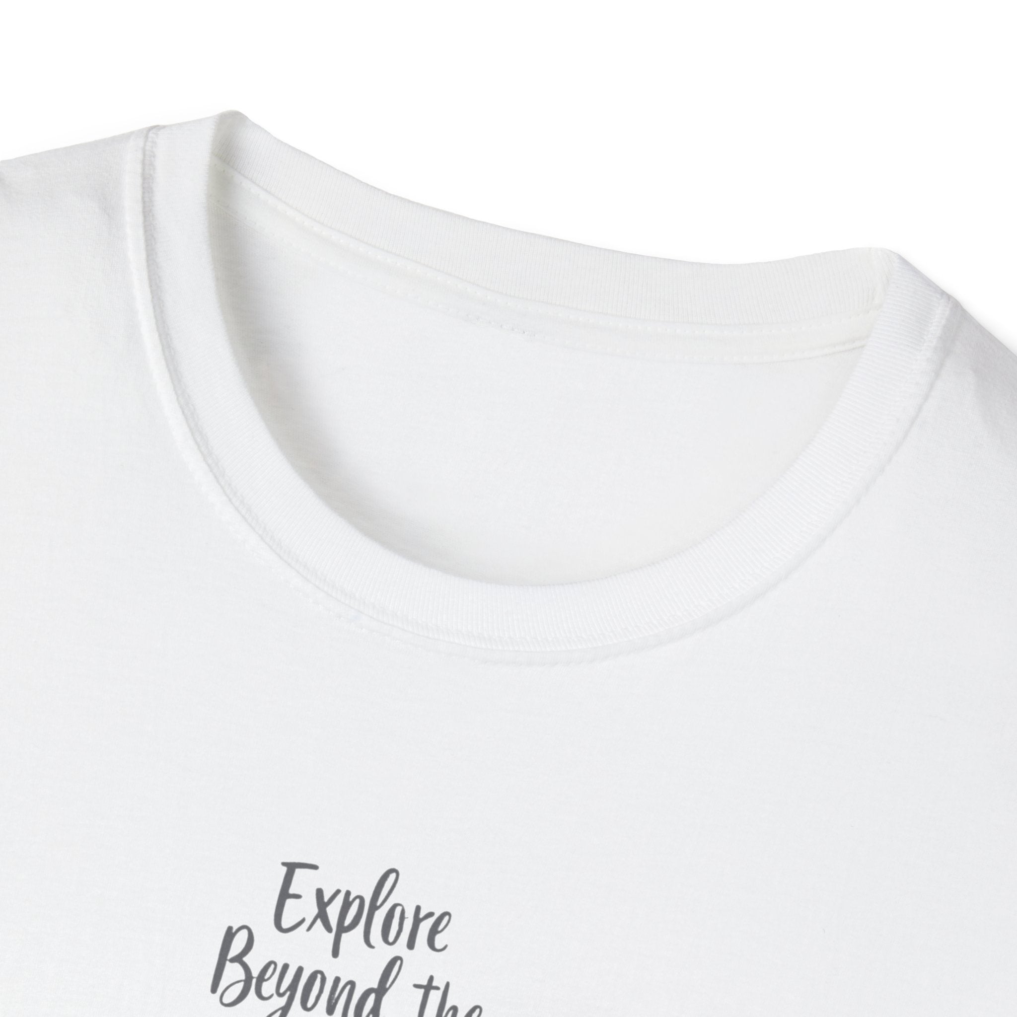 Explore Beyond the Horizon T-Shirt | Sunset Silhouette Adventure