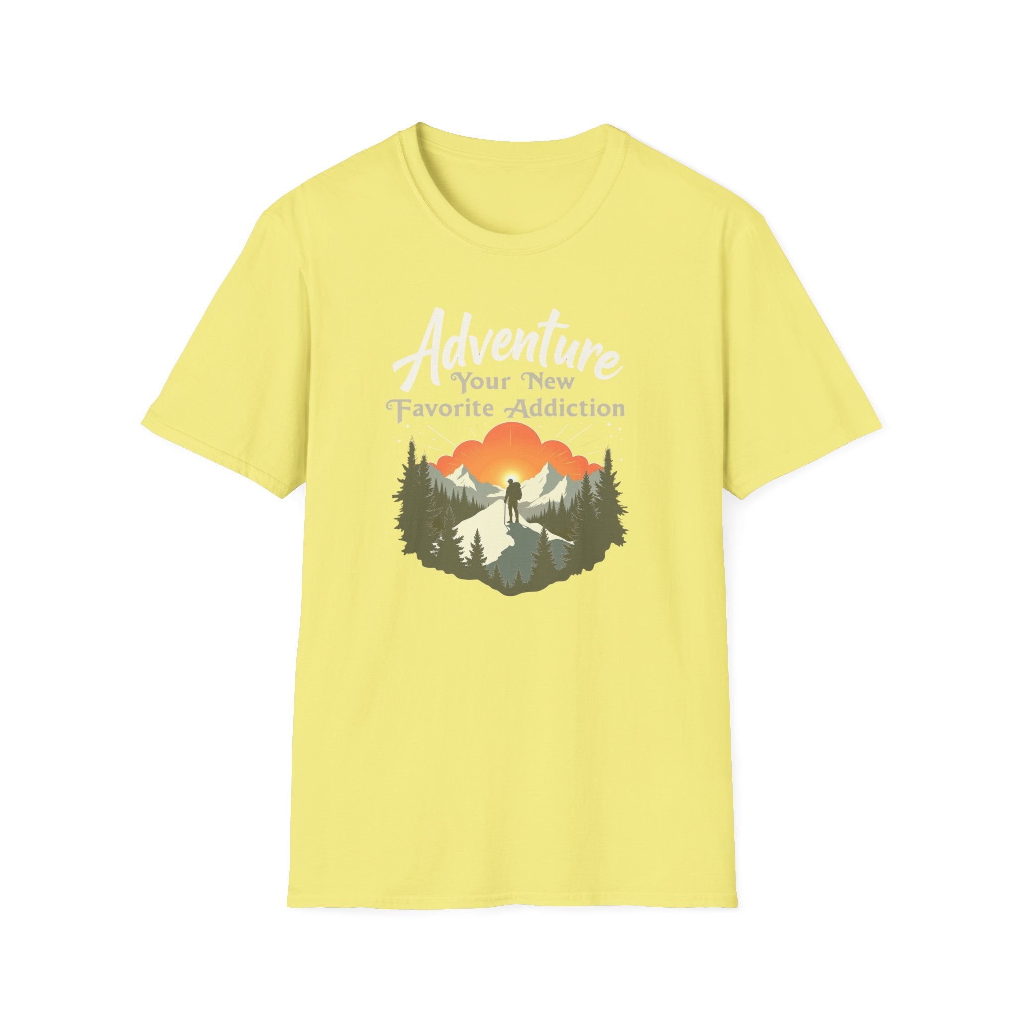 Sunset Hiker Landscape T-Shirt | Your New Favorite Addiction