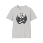 Mountain Path Forest Shirt Etched | Hiking Nature Graphic Tee