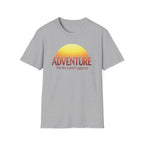 Adventure Your New Favorite Addiction Retro Horizon Typography T-Shirt