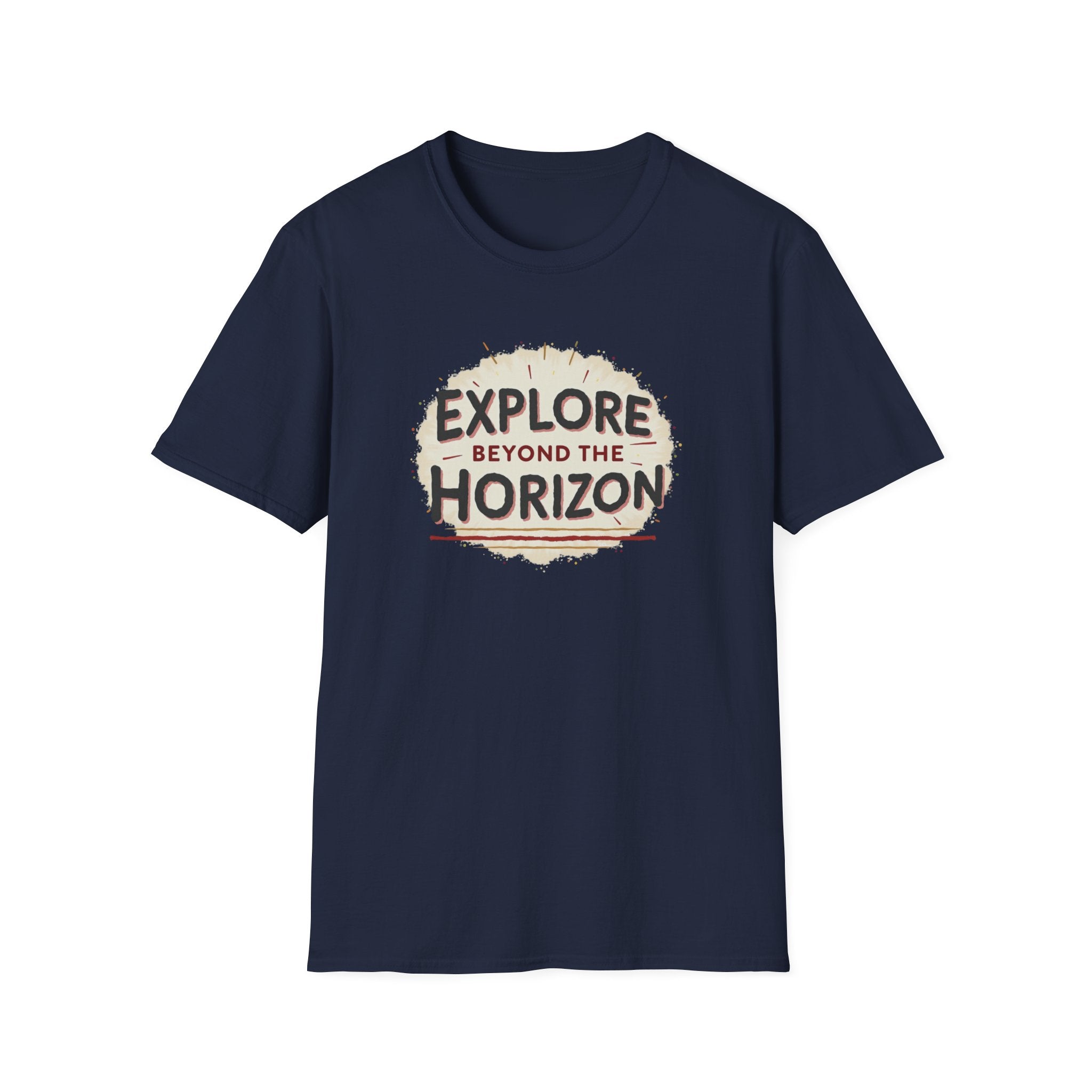 Explore Beyond the Horizon T-Shirt | Adventure Compass Graphic