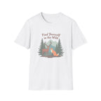 Find Yourself in the Wild | Deer and Fox Forest Adventure T-Shirt