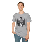 Mountain Landscape T-Shirt | Forest River Night Scene