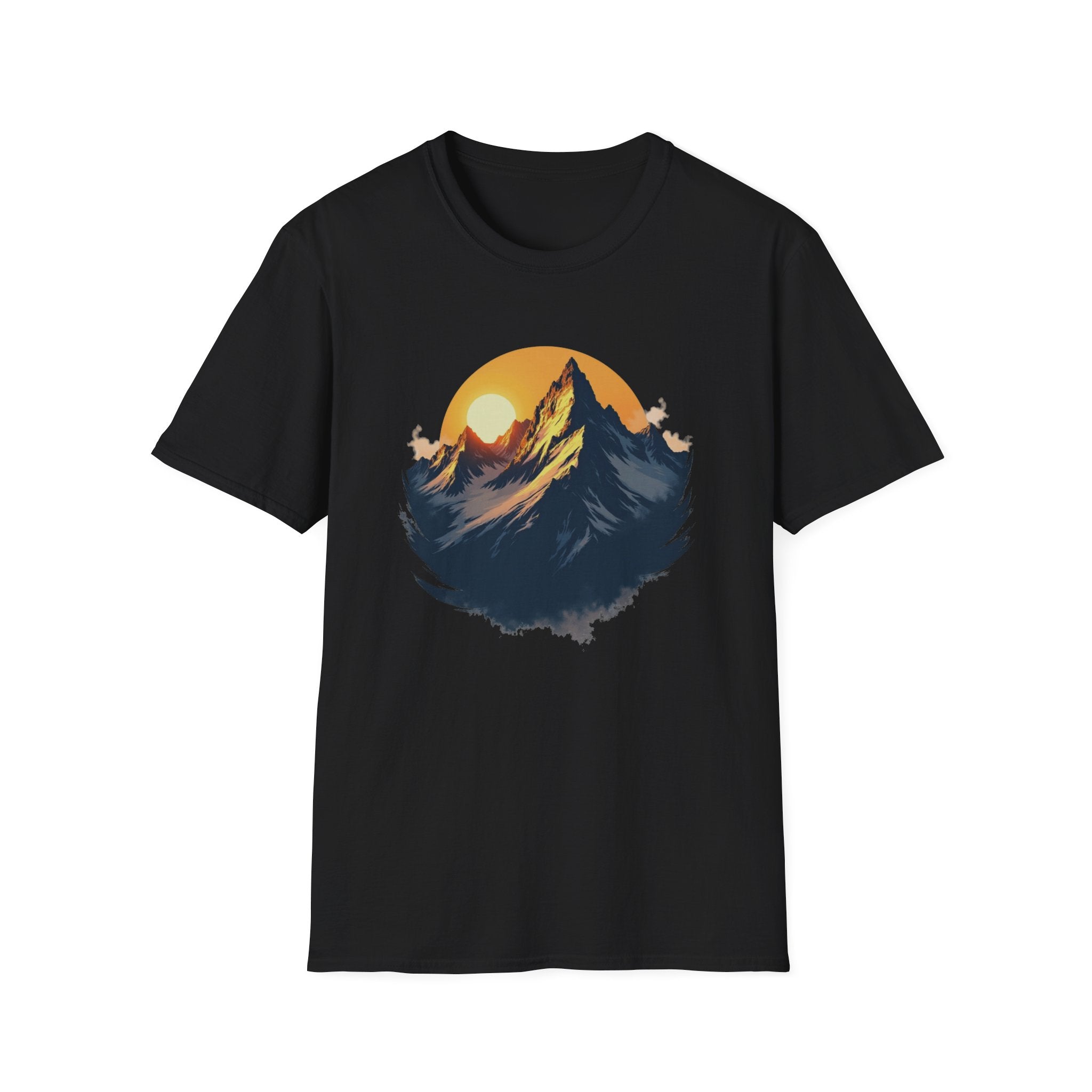 Golden Horizon T-Shirt | Scenic Mountain Graphic Tee