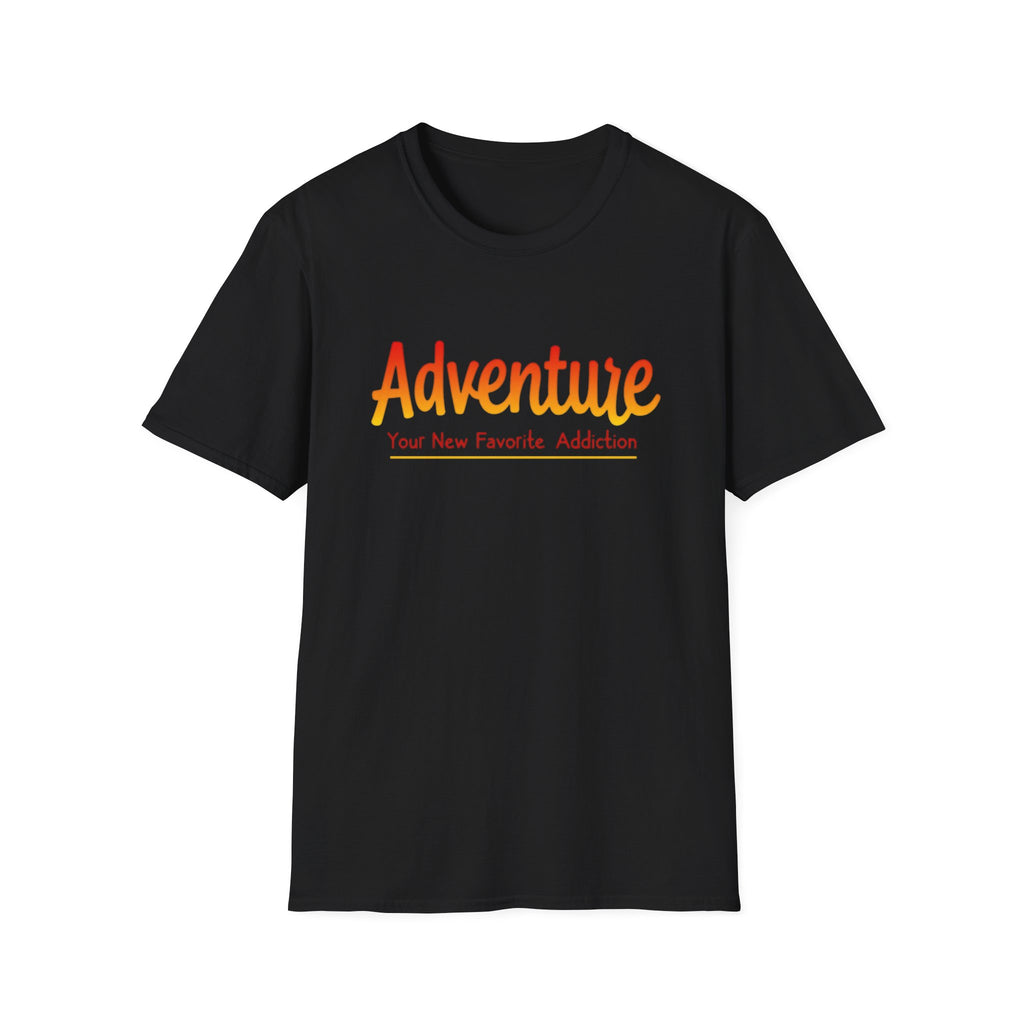 Adventure Your New Favorite Addiction T-Shirt | Retro Script Tee