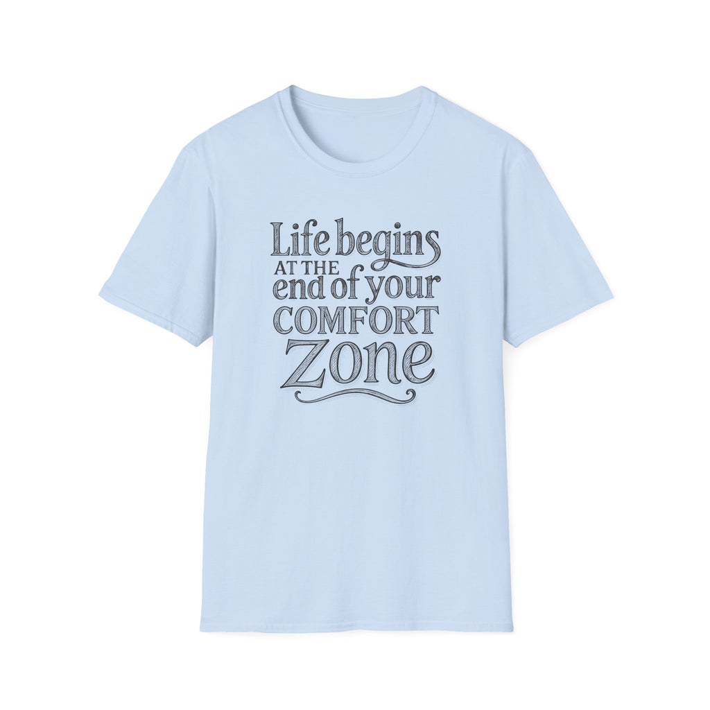 Life Begins at the End of Your Comfort Zone Etched | Motivational Quote