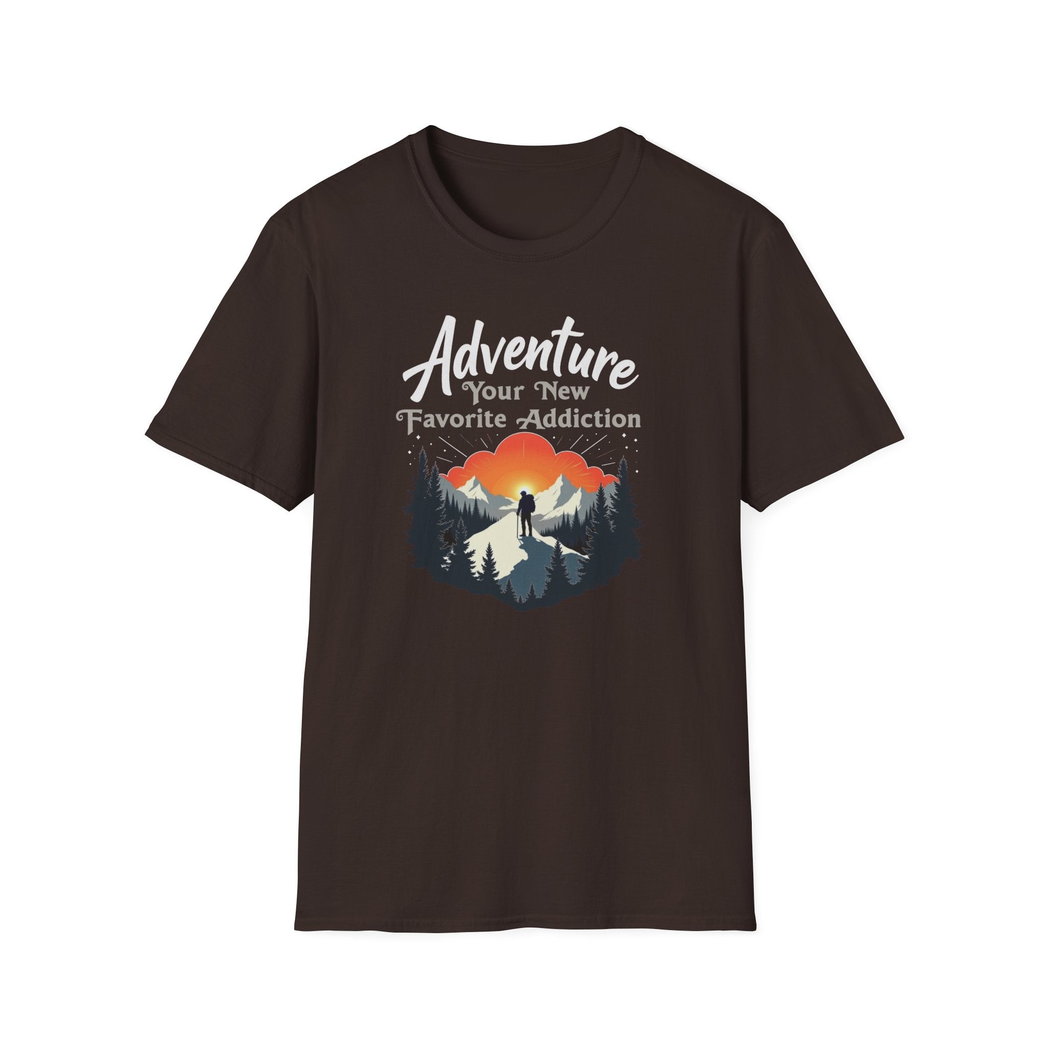 Sunset Hiker Landscape T-Shirt | Your New Favorite Addiction
