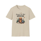 Living for the Next Adventure T-Shirt | Hiking Backpack Design