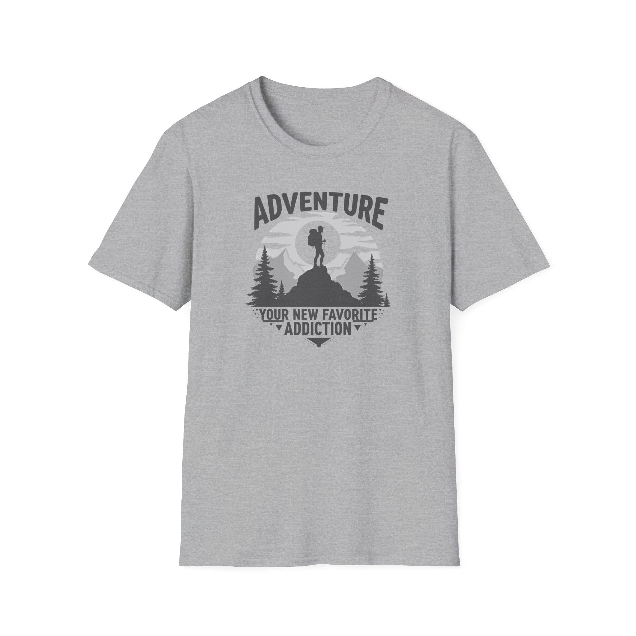 Adventure Hiker Graphic T-Shirt | Mountain Hiking Outdoor Tee