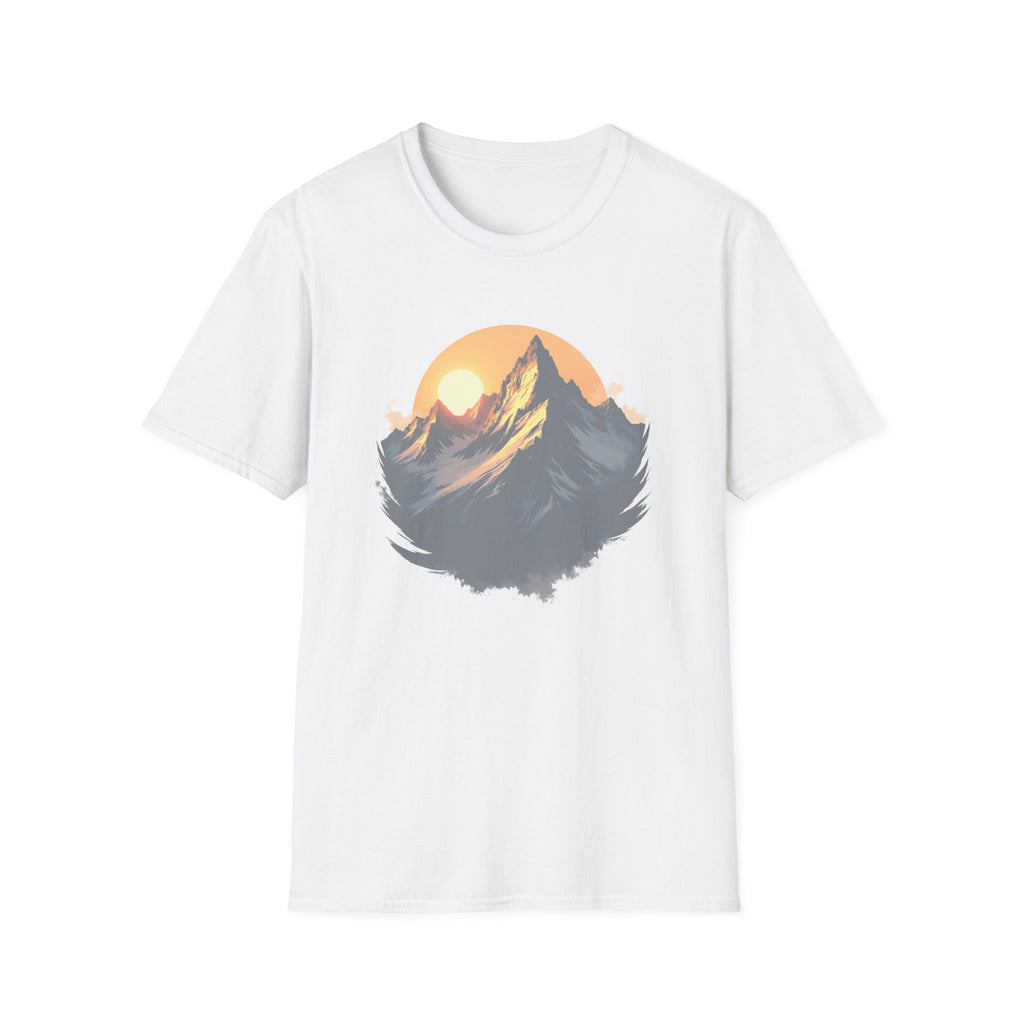 Golden Horizon T-Shirt | Scenic Mountain Graphic Tee
