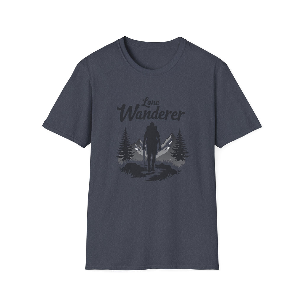 Lone Wanderer T-Shirt | Hiking Forest Silhouette