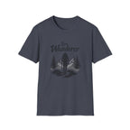 Lone Wanderer T-Shirt | Hiking Forest Silhouette