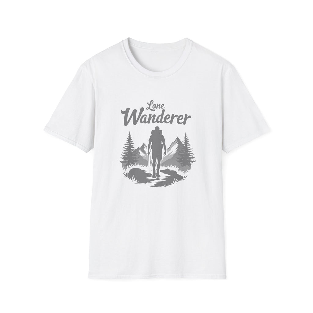 Lone Wanderer T-Shirt | Hiking Forest Silhouette
