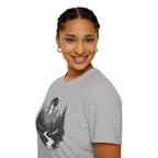 Mountain Landscape T-Shirt | Forest River Night Scene