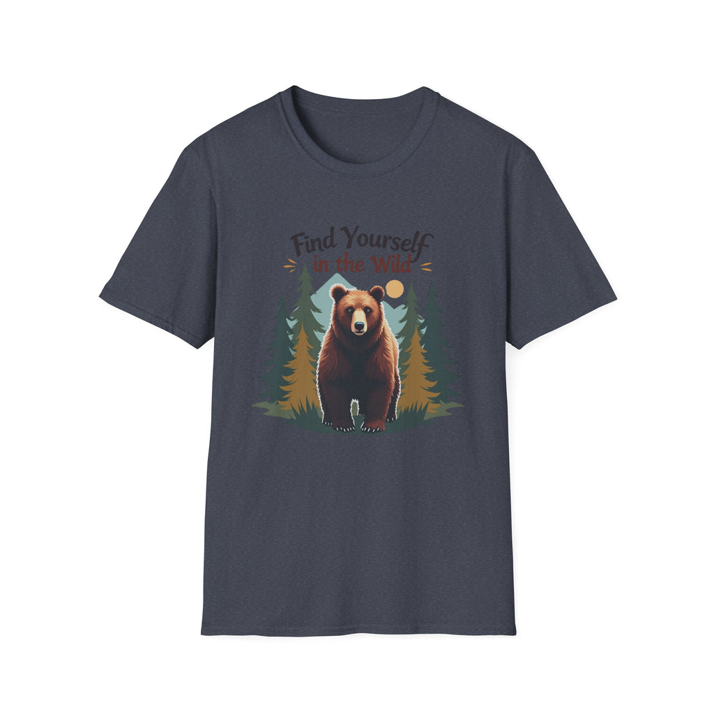 Find Yourself in the Wild | Grizzly Bear Adventure T-Shirt
