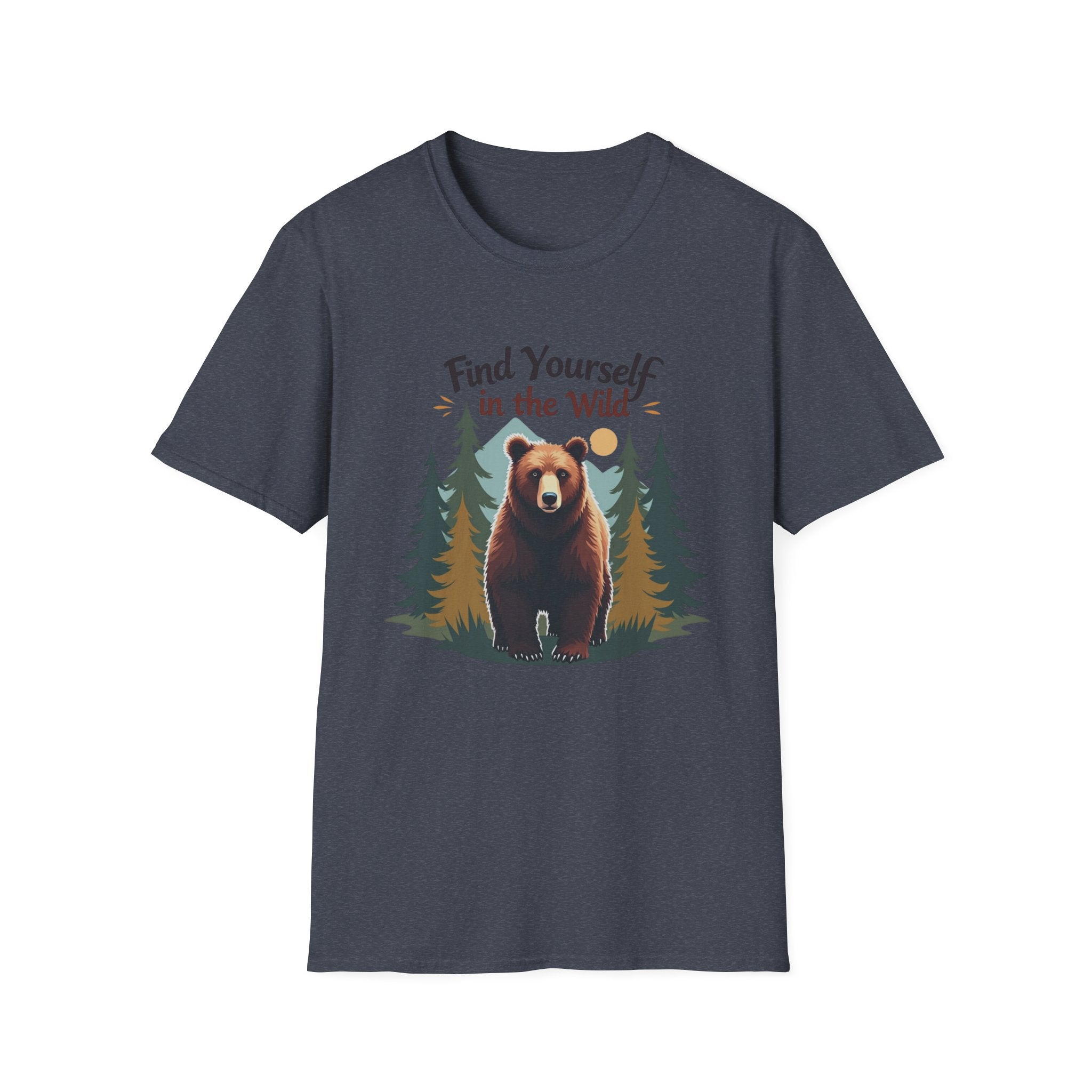 Find Yourself in the Wild | Grizzly Bear Adventure T-Shirt