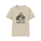 Life begins at the end of your comfort zone | Mountain adventure graphic T-Shirt