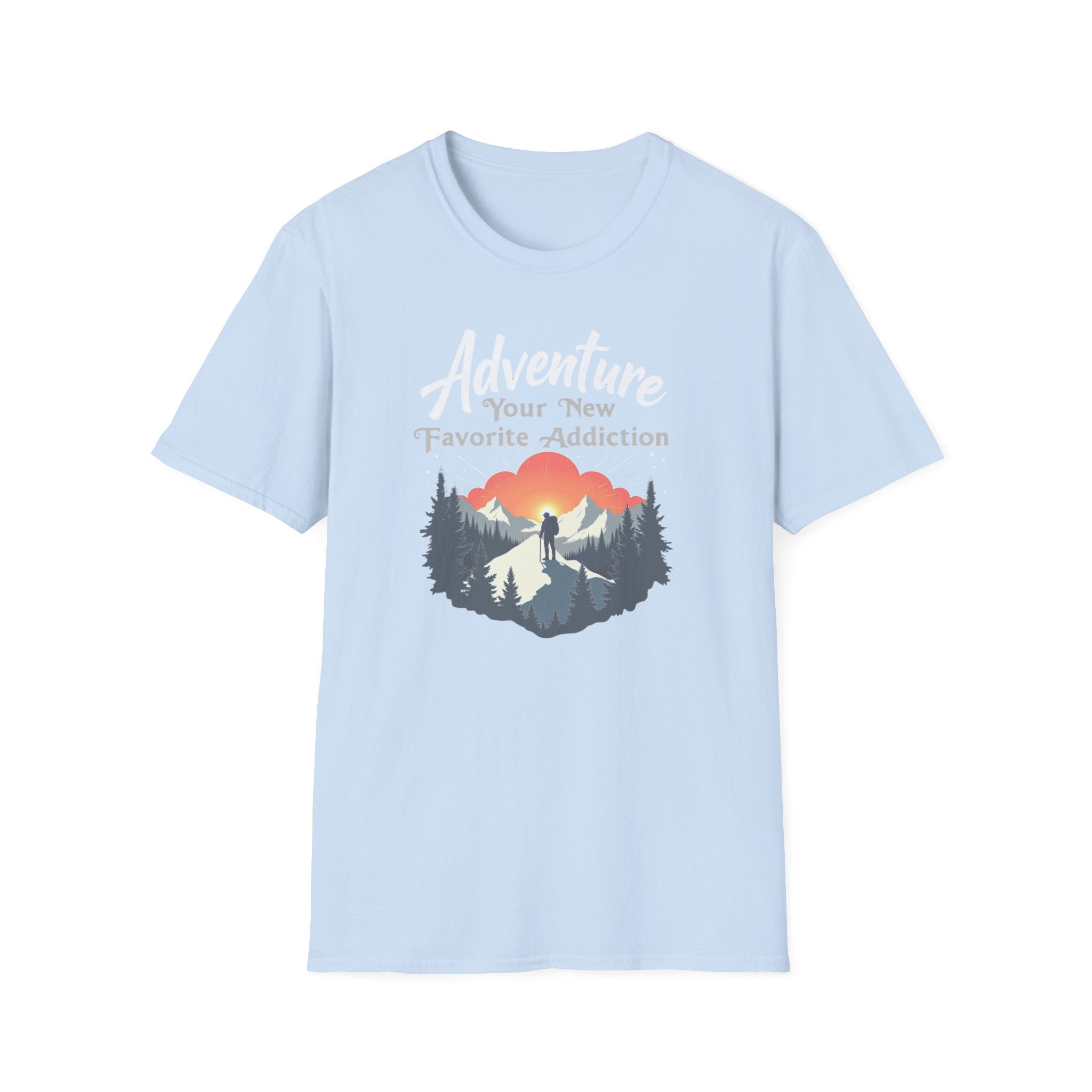 Sunset Hiker Landscape T-Shirt | Your New Favorite Addiction