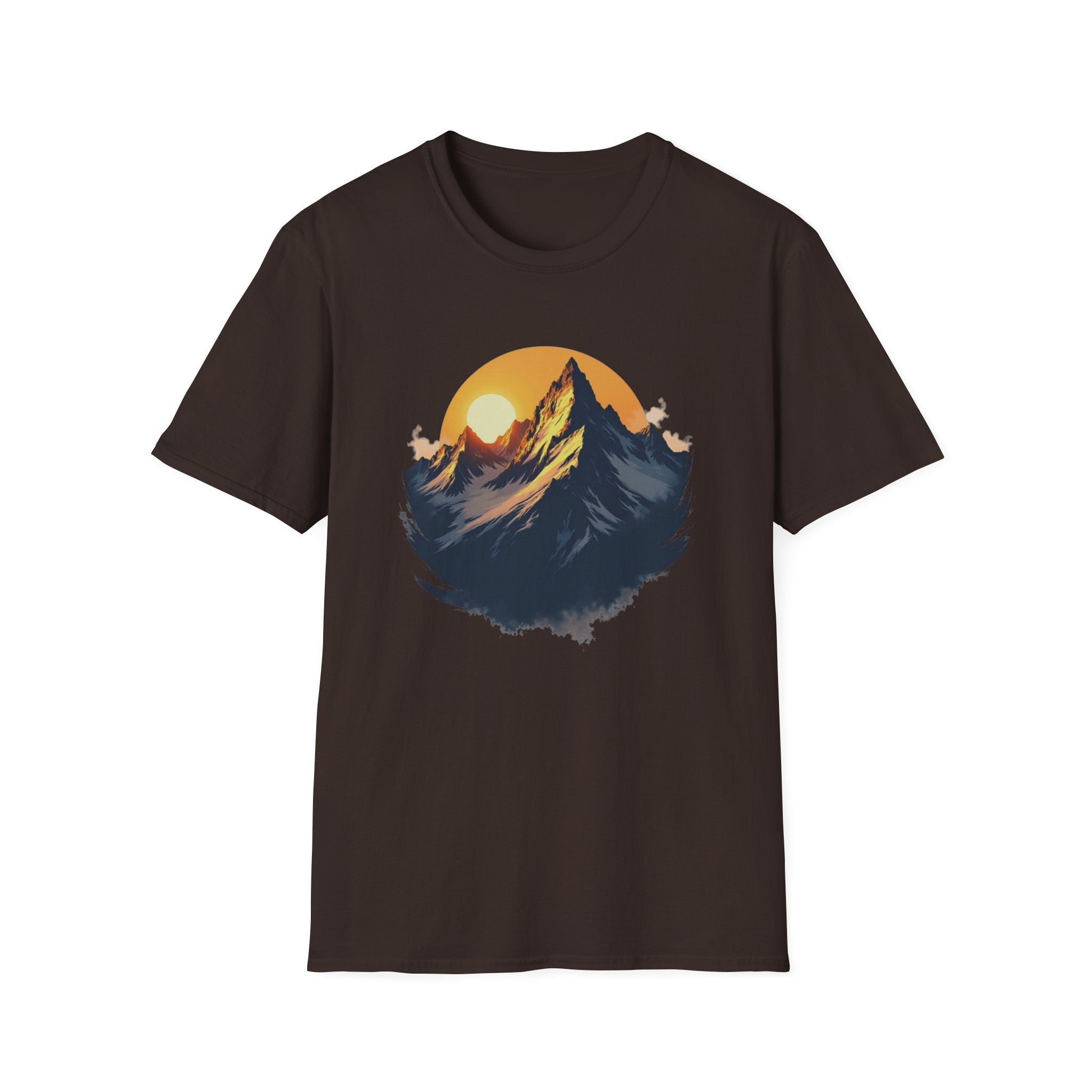 Golden Horizon T-Shirt | Scenic Mountain Graphic Tee