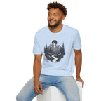 Mountain Landscape T-Shirt | Forest River Night Scene