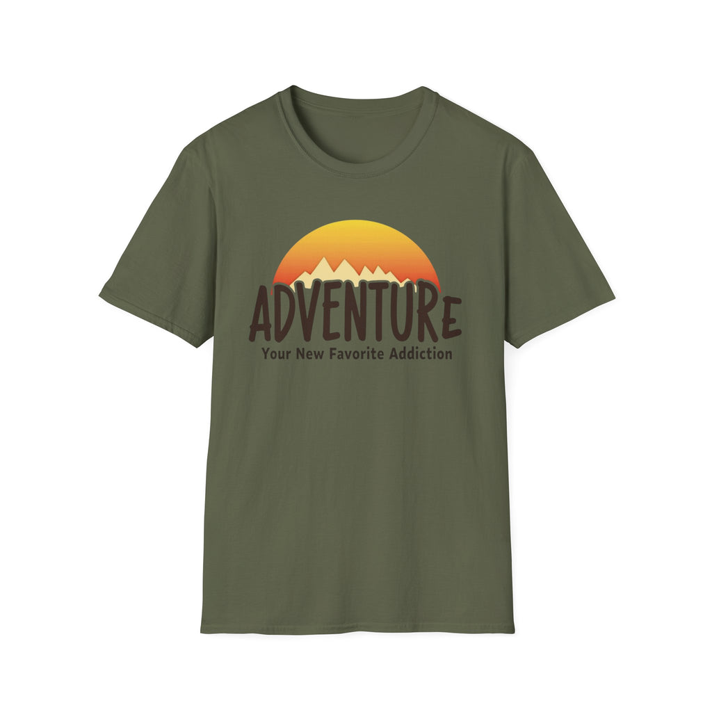 Adventure Mountain Sunset T-Shirt | Adventure Graphic Tee