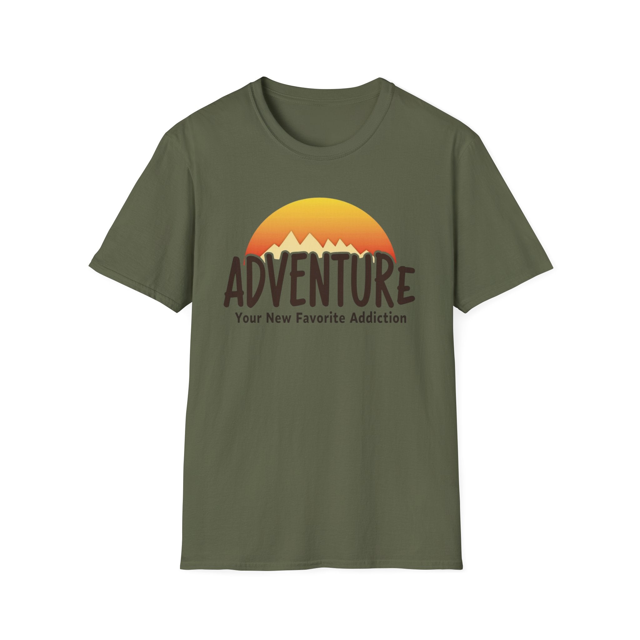 Adventure Mountain Sunset T-Shirt | Adventure Graphic Tee
