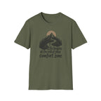 Life begins at the end of your comfort zone | Mountain adventure graphic T-Shirt