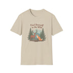 Find Yourself in the Wild | Deer and Fox Forest Adventure T-Shirt
