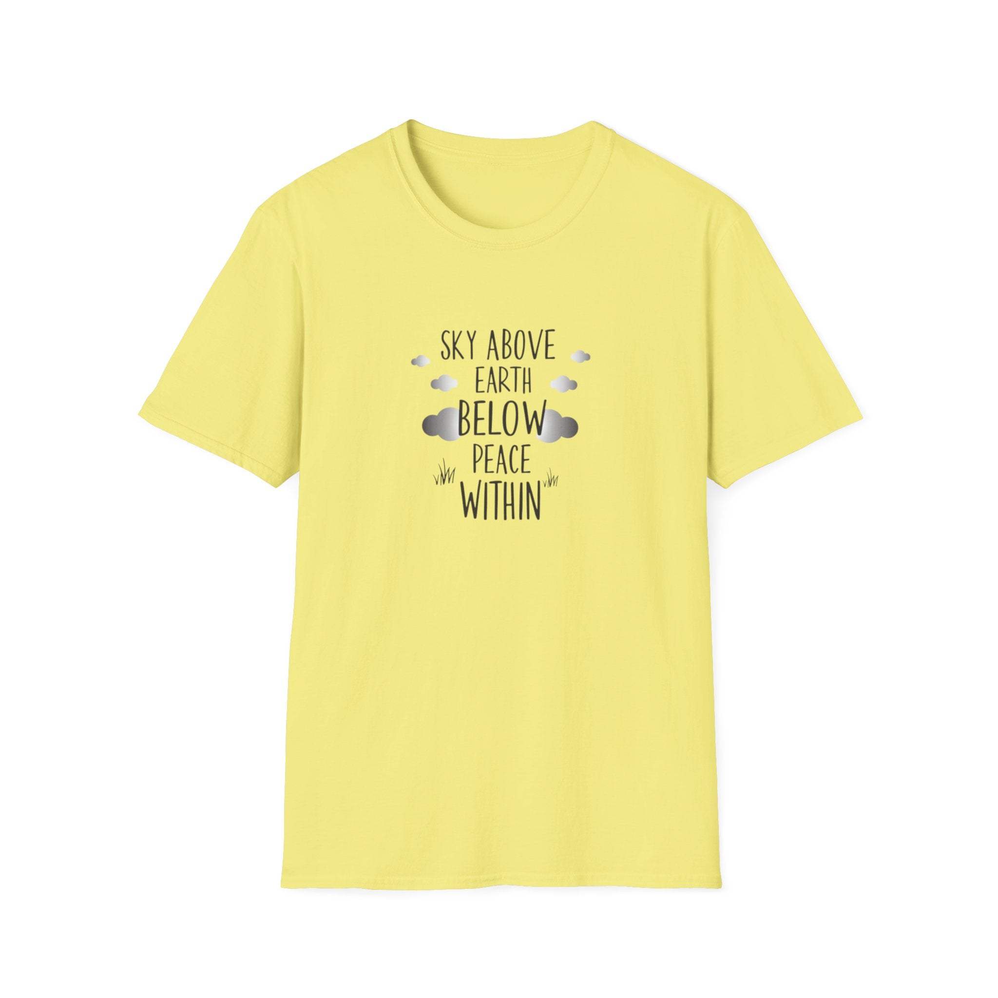 Sky Above Earth Below Peace Within T-Shirt | Boho