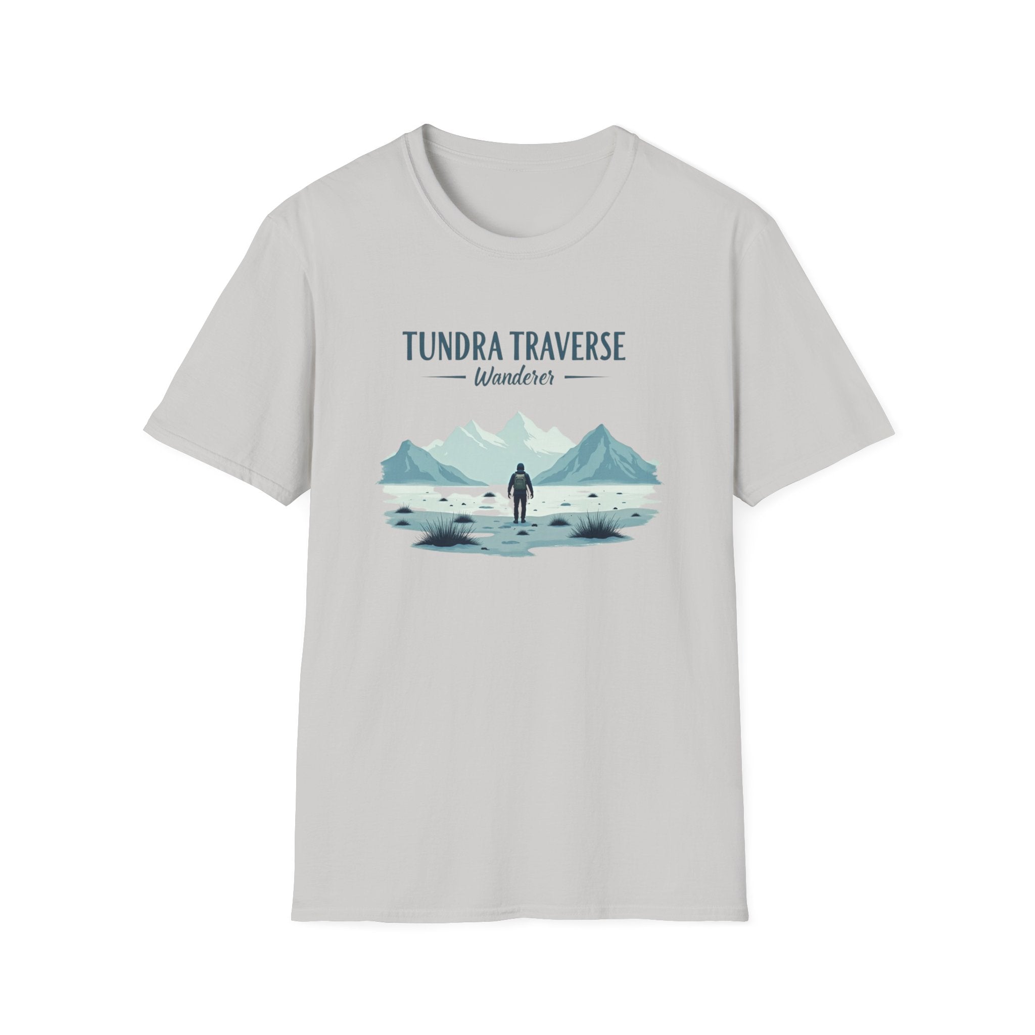 Tundra Traverse Wanderer T-Shirt | Mountain Hiker Graphic Tee