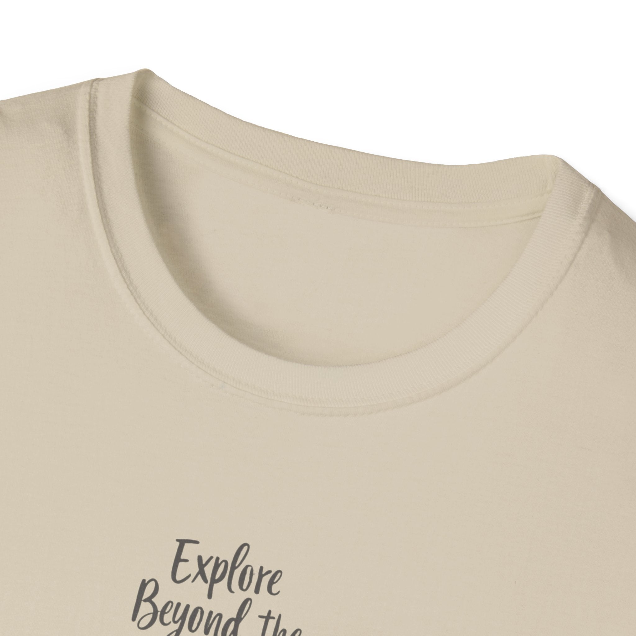 Explore Beyond the Horizon T-Shirt | Sunset Silhouette Adventure