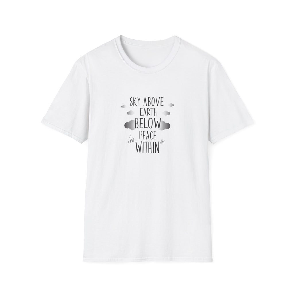 Sky Above Earth Below Peace Within T-Shirt | Boho