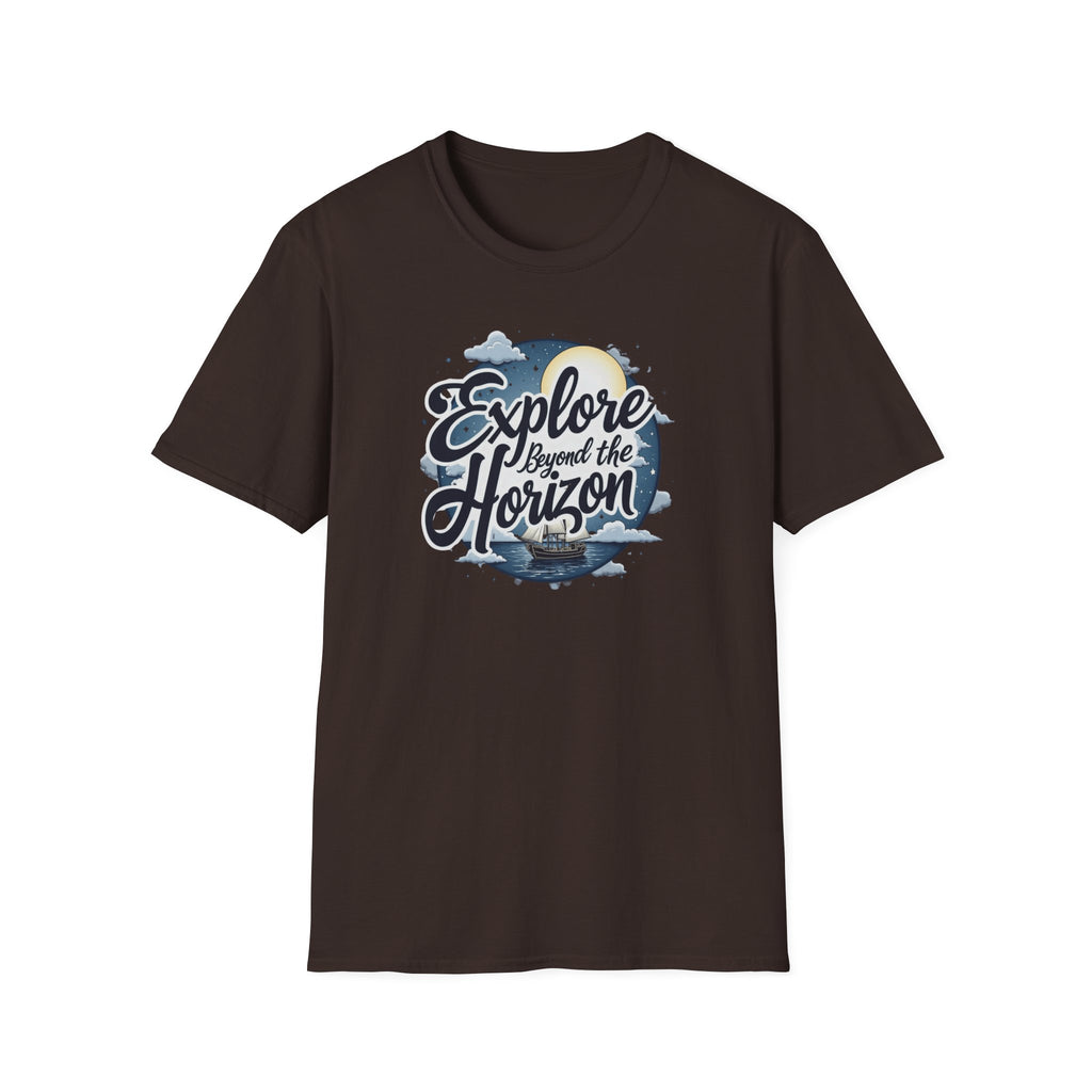 Explore Beyond the Horizon T-Shirt — Adventure Travel Graphic Tee