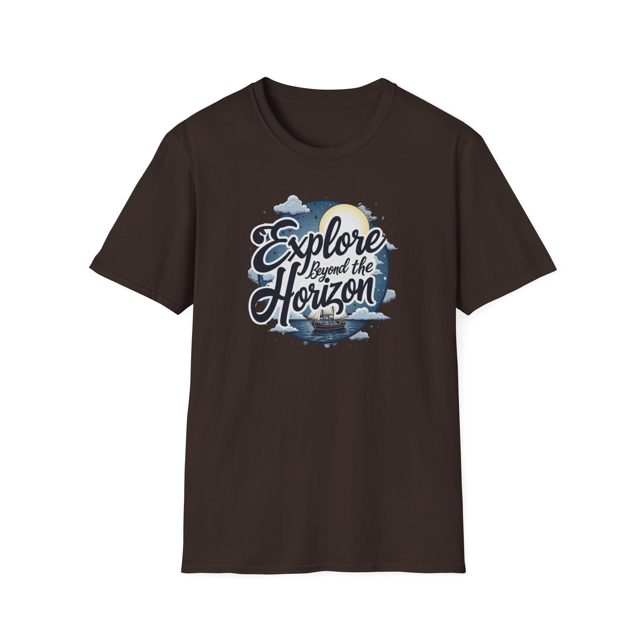 Explore Beyond the Horizon T-Shirt — Adventure Travel Graphic Tee