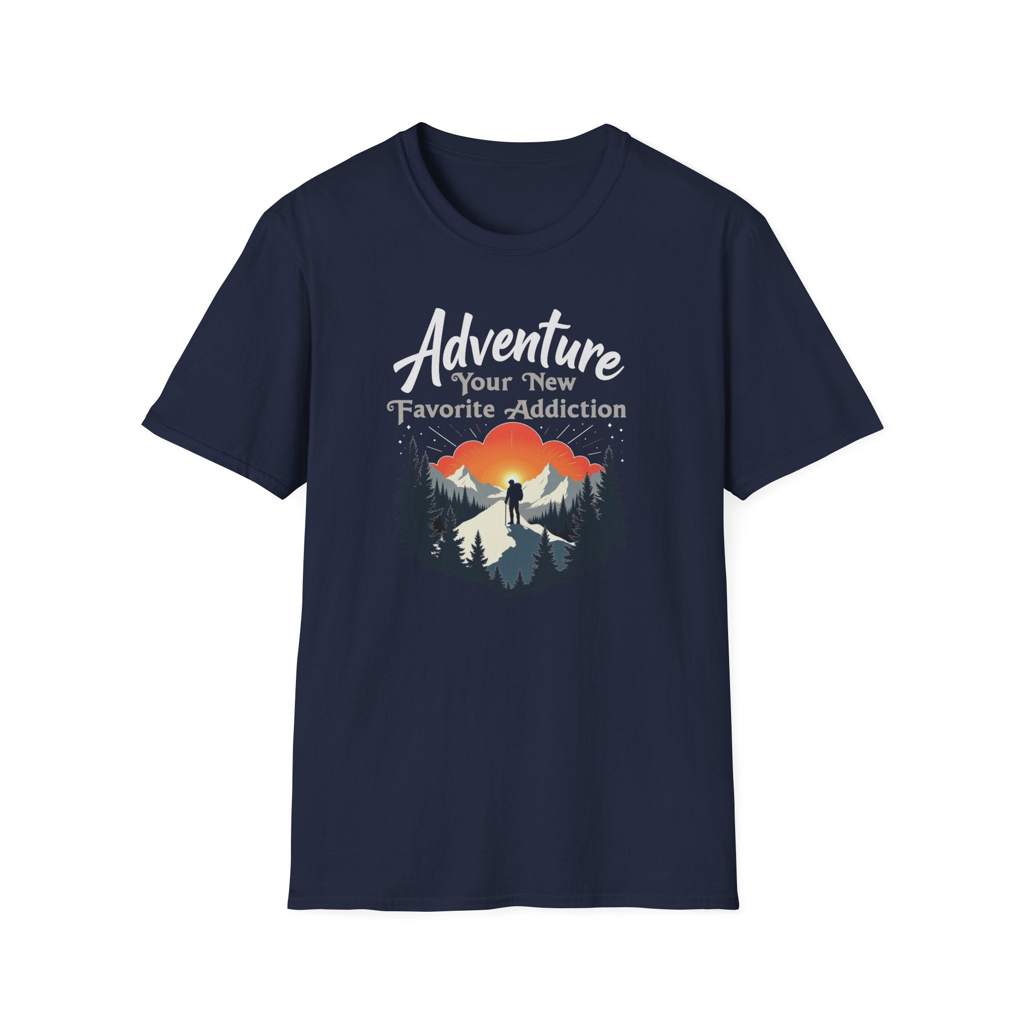 Sunset Hiker Landscape T-Shirt | Your New Favorite Addiction