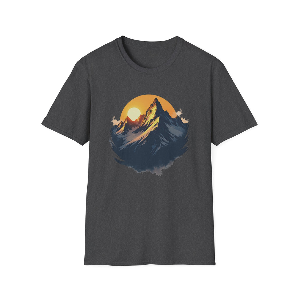 Golden Horizon T-Shirt | Scenic Mountain Graphic Tee