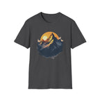 Golden Horizon T-Shirt | Scenic Mountain Graphic Tee