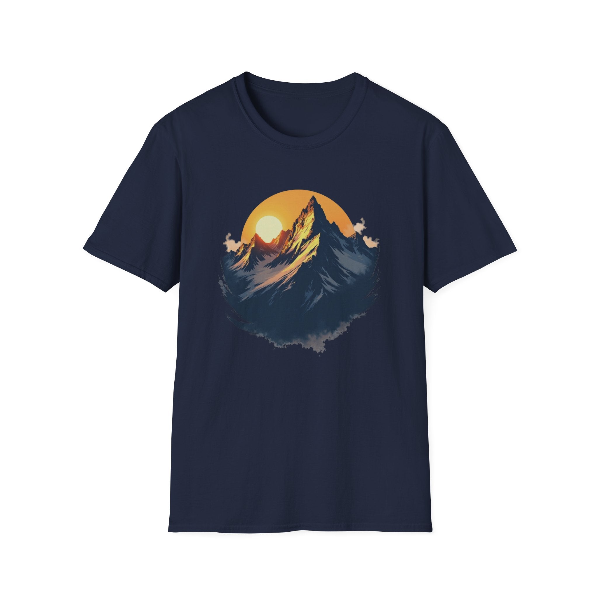 Golden Horizon T-Shirt | Scenic Mountain Graphic Tee