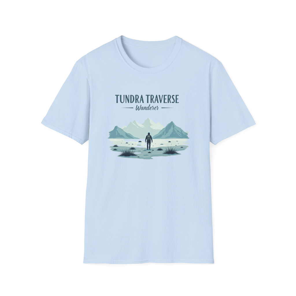 Tundra Traverse Wanderer T-Shirt | Mountain Hiker Graphic Tee