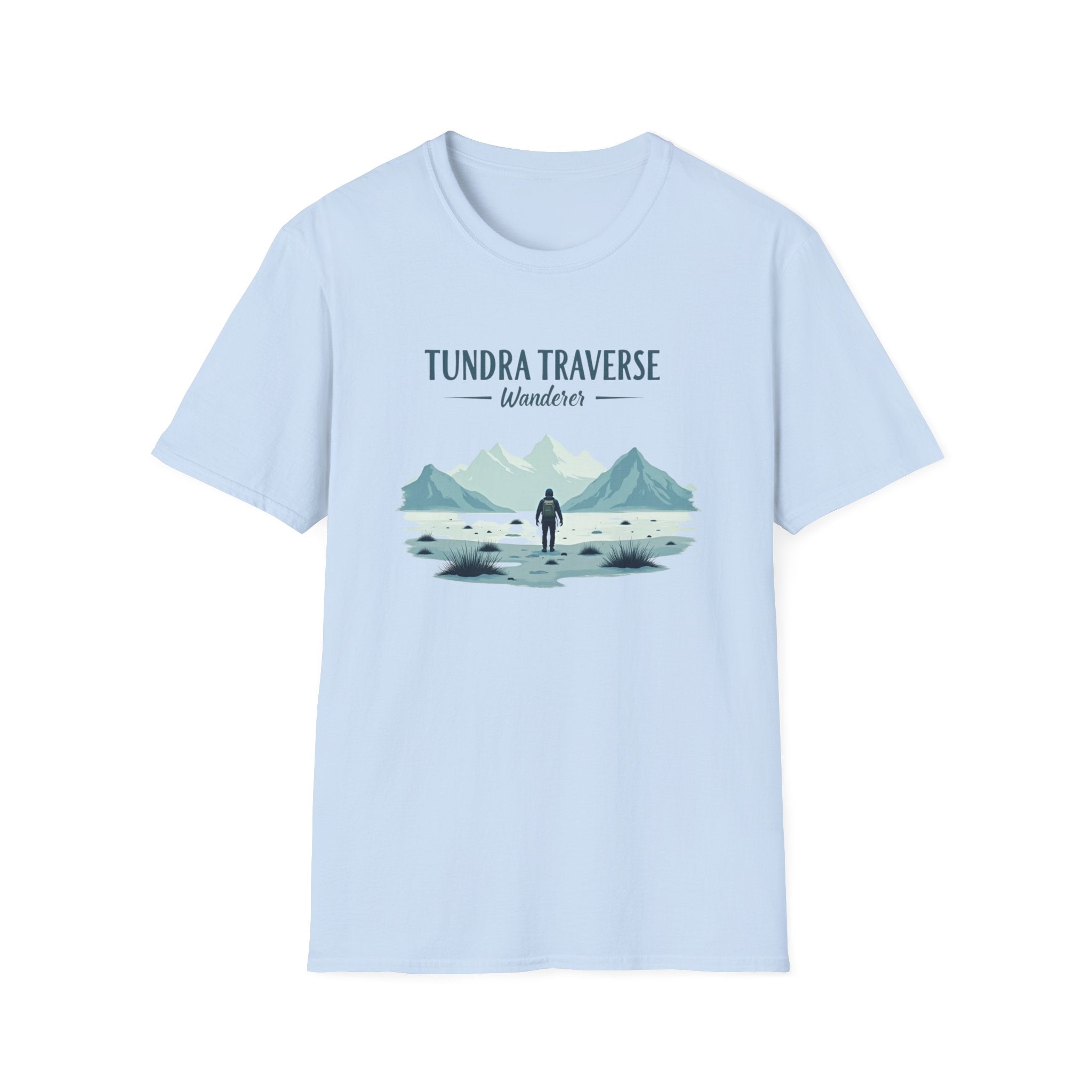 Tundra Traverse Wanderer T-Shirt | Mountain Hiker Graphic Tee