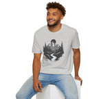 Mountain Landscape T-Shirt | Forest River Night Scene