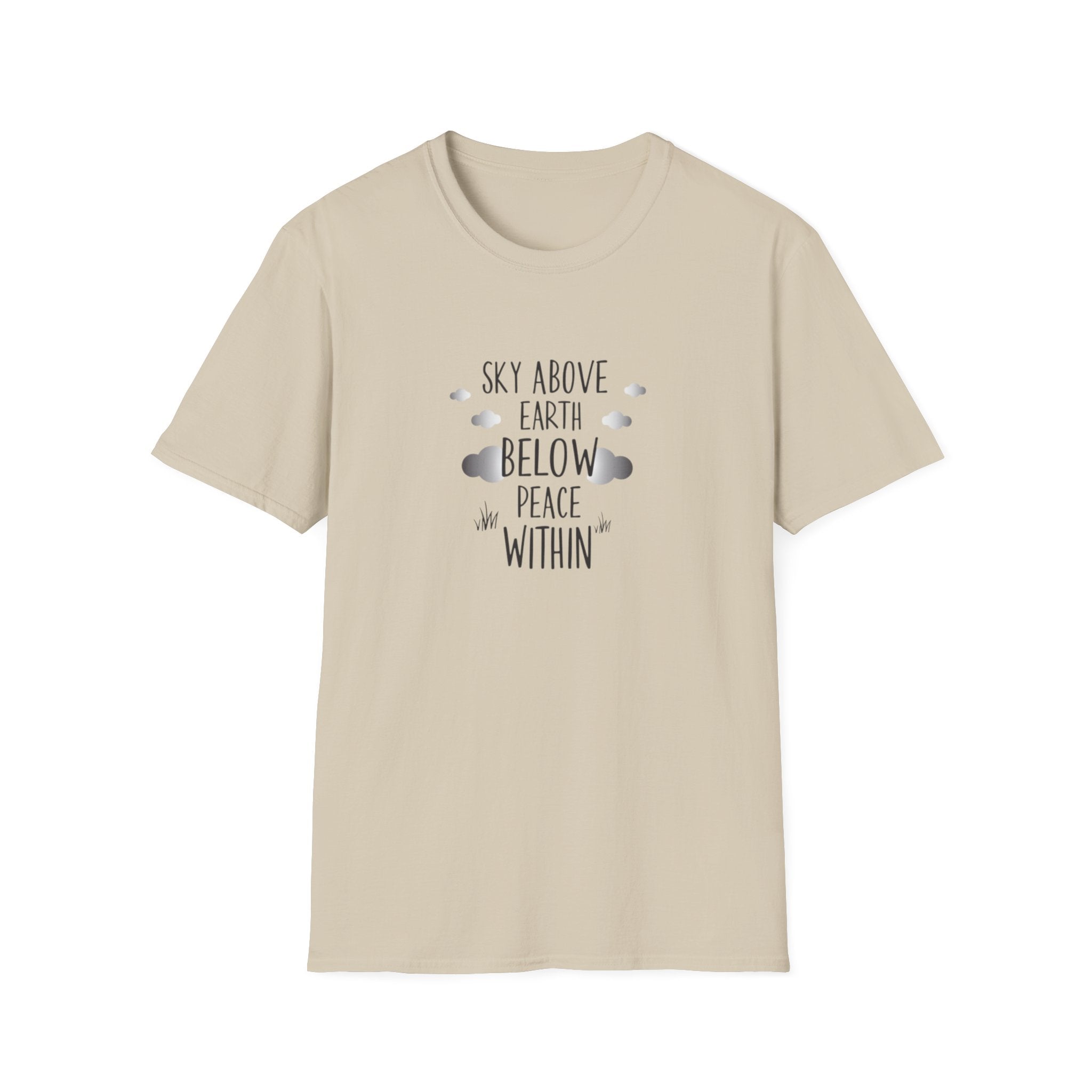 Sky Above Earth Below Peace Within T-Shirt | Boho