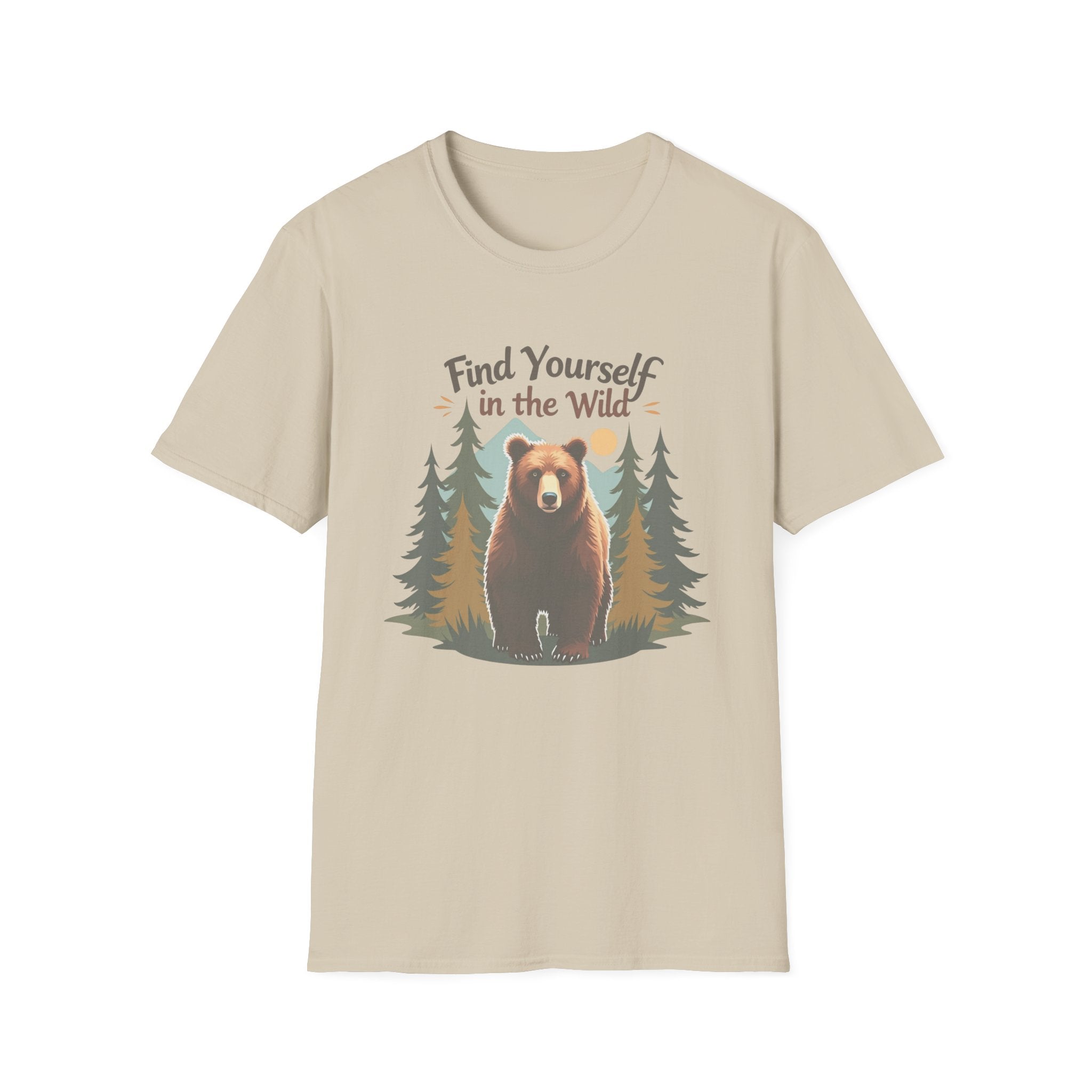 Find Yourself in the Wild | Grizzly Bear Adventure T-Shirt
