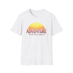 Adventure Your New Favorite Addiction Retro Horizon Typography T-Shirt