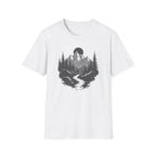 Mountain Landscape T-Shirt | Forest River Night Scene