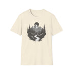 Mountain Landscape T-Shirt | Forest River Night Scene