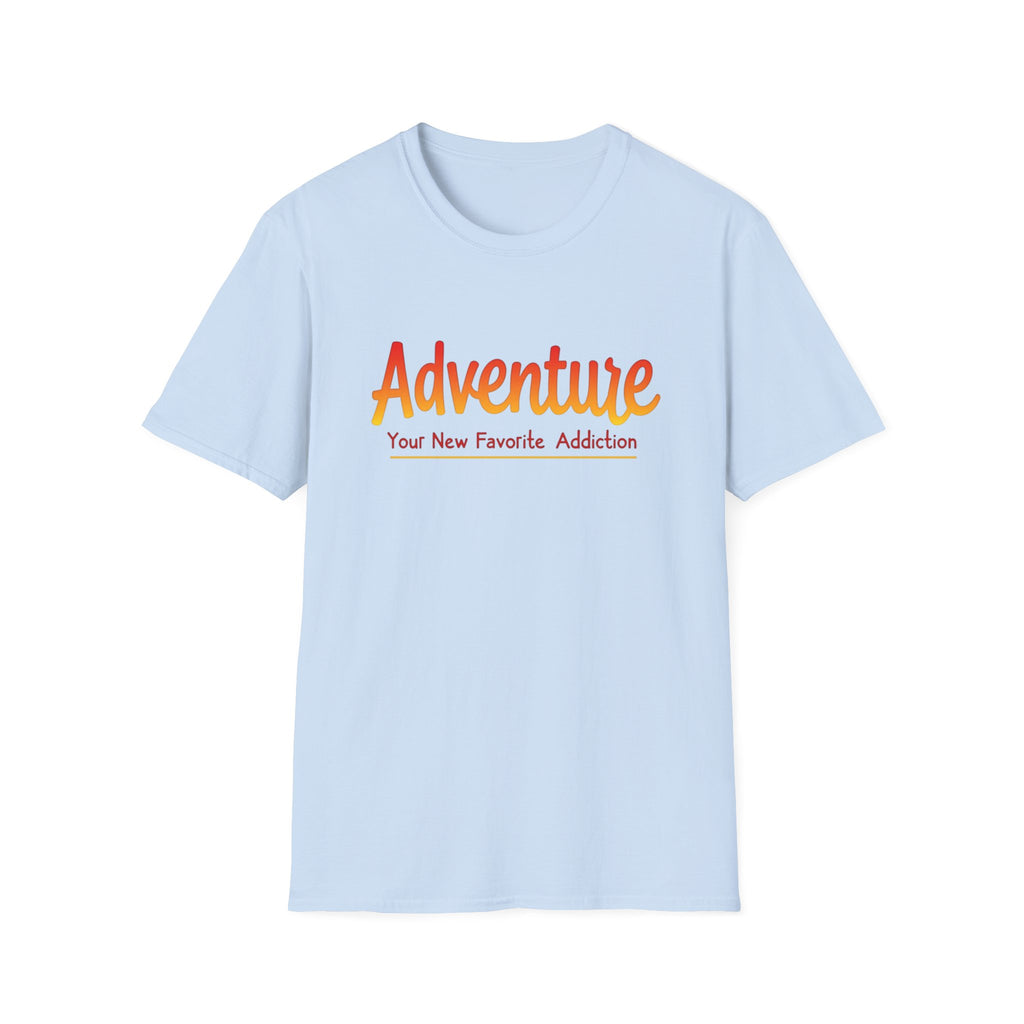 Adventure Your New Favorite Addiction T-Shirt | Retro Script Tee