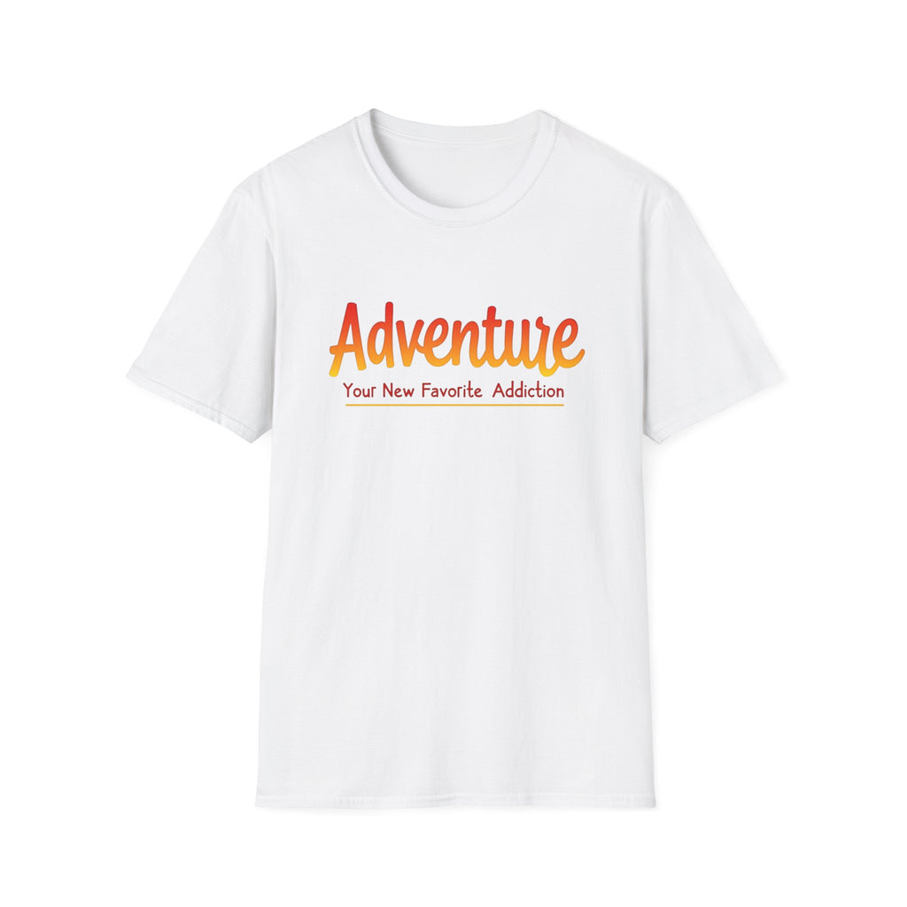Adventure Your New Favorite Addiction T-Shirt | Retro Script Tee