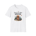 Living for the Next Adventure T-Shirt | Hiking Backpack Design