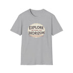 Explore Beyond the Horizon T-Shirt | Adventure Compass Graphic